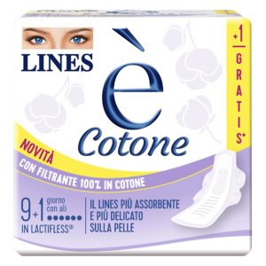 lines e cotone ali 9+1pz bugiardino cod: 988059097 