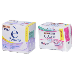 Cerca Offerte di lines e' cotone ali assorbente esterno + proteggislip rip e acquista online