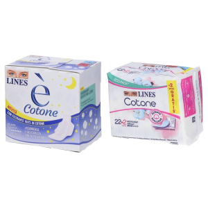 Cerca Offerte di lines e' cotone assorbente esterno notte con ali + proteg e acquista online