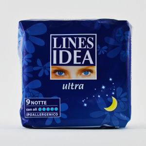lines idea ultra notte c/ali 9 pezzi bugiardino cod: 932026634 