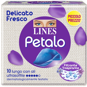 lines petalo blu lu c/ali 10 pezzi bugiardino cod: 978847109 