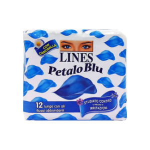 lines petalo blu lungo ali 12p bugiardino cod: 906006642 