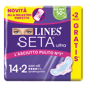 lines seta ultra ali 14+2pz bugiardino cod: 985649096 