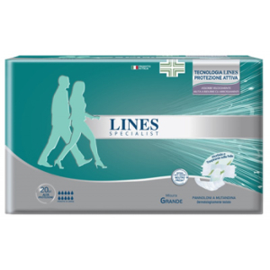 lines sp derm pan maxi m/l20pz bugiardino cod: 983274162 