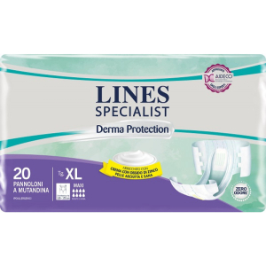 lines sp derm pan maxi xl 20pz bugiardino cod: 983274174 