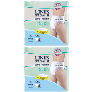 Cerca Offerte di lines specialist derma protection pants xl plus set da 2 2x14 pz panno e acquista online