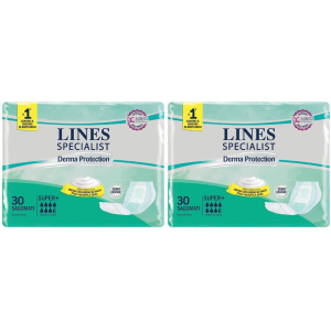 Cerca Offerte di lines specialist derma protection super+ sagomati set da 2 2x30 st e acquista online