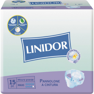 linidor pannolino cint maxi g 15 pezzi bugiardino cod: 930960745 