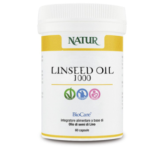 linseed oil 1000 90 capsule gel bugiardino cod: 920020423 