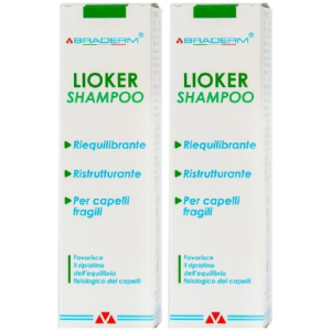 Cerca Offerte di lioker shampoo 200 ml braderm 2x200 ml e acquista online