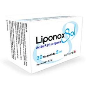liponax sol 30 flaconi 5ml bugiardino cod: 923503318 