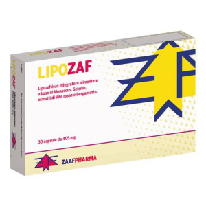 lipozaf 405 mg 30 capsule zaaf pharma bugiardino cod: 974369530 