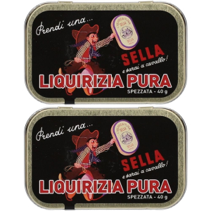Cerca Offerte di liquirizia pura spezzata set da 2 2x40 pz caramelle e acquista online
