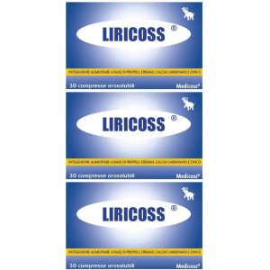 Cerca Offerte di liricoss 30 compresse orosolubili 3x30 pc e acquista online