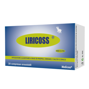 liricoss 30 compresse orosolubili bugiardino cod: 930513294 