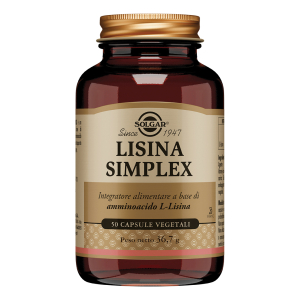 lisina simplex 50cps vegetali bugiardino cod: 940405905 