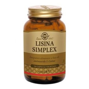 lisina simplex 50 capsule vegetali bugiardino cod: 901285217 