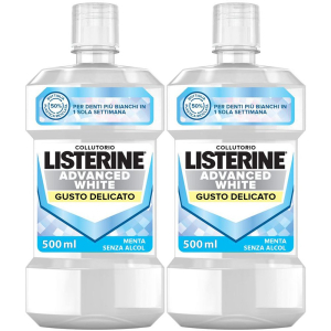 Cerca Offerte di listerine® advanced white gusto delicato set da 2 2x500 ml collutorio e acquista online