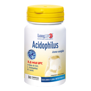 longlife acidophilus 30 compresse bugiardino cod: 900176215 