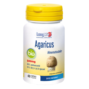 longlife agaricus bio 60 capsule bugiardino cod: 935236733 