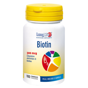 longlife biotin 100 compresse bugiardino cod: 908919172 