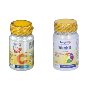 Cerca Offerte di longlife® c 1000 forte mg + vitamin d 4000 u.i. 100 mcg 1 pz set e acquista online