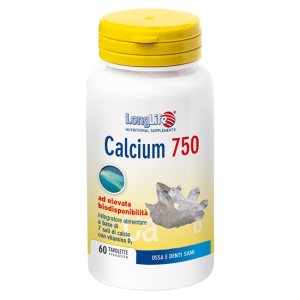 longlife calcium 750mg 60 tavolette bugiardino cod: 944252802 