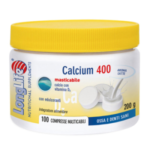 longlife calcium latte 100 compresse bugiardino cod: 935266256 