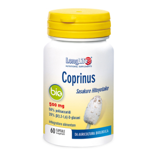 longlife coprinus bio 60 capsule bugiardino cod: 935236758 