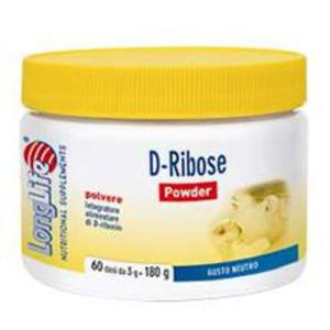 longlife d-ribose powder 180g bugiardino cod: 935937122 