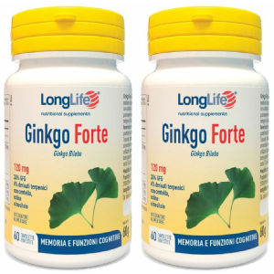 Cerca Offerte di longlife® ginkgo forte set da 2 2x60 pz compresse masticabili e acquista online
