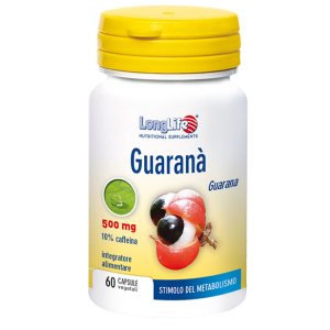 longlife guarana 60 capsule veg bugiardino cod: 935634067 