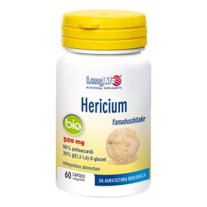 longlife hericium bio 60 capsule bugiardino cod: 935236796 