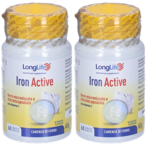 Cerca Offerte di longlife iron active tavolette 2x60 g compresse rivestite con film e acquista online