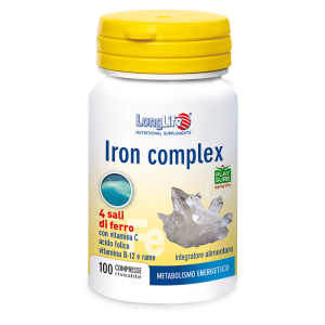 longlife iron complex 100 compresse bugiardino cod: 944149881 