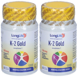 Cerca Offerte di longlife® k-2 gold 100 mcg set da 2 2x24 g perle e acquista online