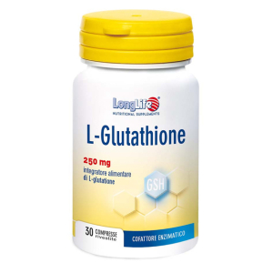 longlife l-glutathione 30 compresse bugiardino cod: 934718774 
