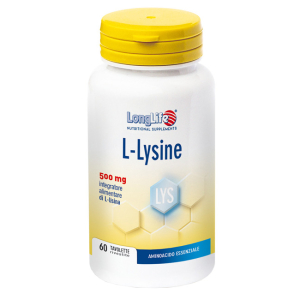 longlife l-lysine 500mg 60 tavolette bugiardino cod: 944290093 