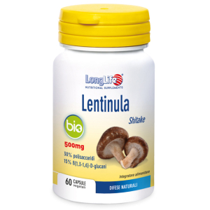 longlife lentinula bio 60 capsule bugiardino cod: 935236810 