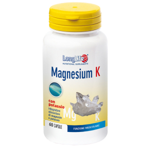 longlife magnesium k 60 capsule bugiardino cod: 930605581 