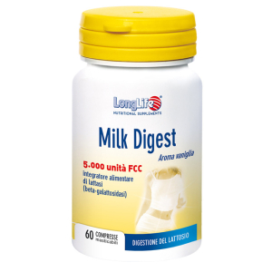 longlife milk digest 60 capsule bugiardino cod: 938936818 
