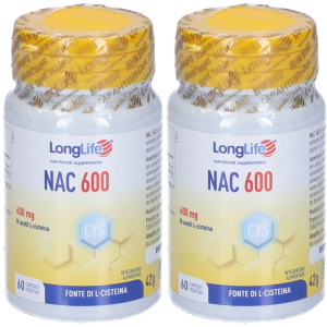 Cerca Offerte di longlife nac 600 integratore alimentare set da 2 2x42 g capsule e acquista online