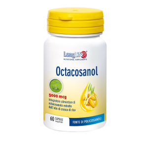 longlife octacosanol 60 capsule bugiardino cod: 935793428 