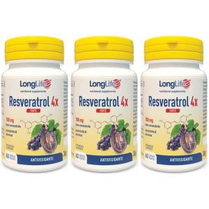 Cerca Offerte di longlife resveratrol 4x forte capsule 3x36 g e acquista online