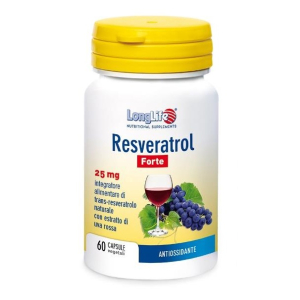 longlife resveratrol forte 60 capsule bugiardino cod: 935793442 