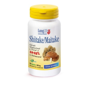 longlife shiitake maitake 50cp bugiardino cod: 939470720 