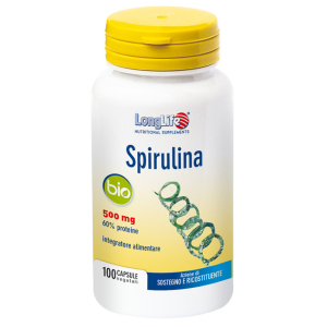 longlife spirulina bio 100 capsule bugiardino cod: 938769698 