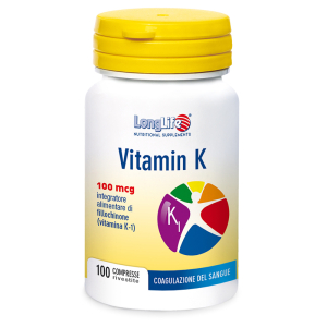 longlife vitamin k 100 compresse bugiardino cod: 944149879 