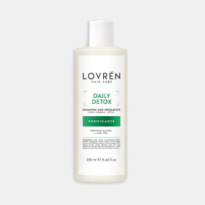 Lovrén daily detox 250 ml shampoo purificante per capelli normali e sottili