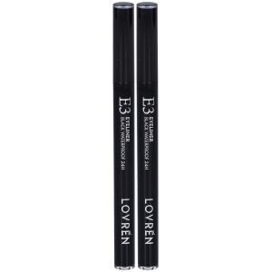Cerca Offerte di lovren e3 eyeliner nero waterproof 24 h 2x0,5 ml e acquista online